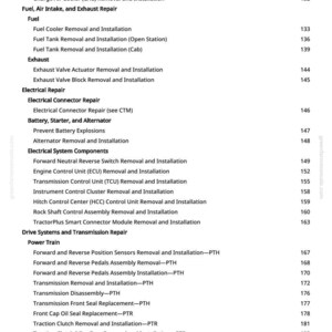Manual técnico de los tractores John Deere 4044 M, 4066 M, 4044R, 4066R, 4052 M y 4052R en formato PDF / Descarga instantánea imagen 2