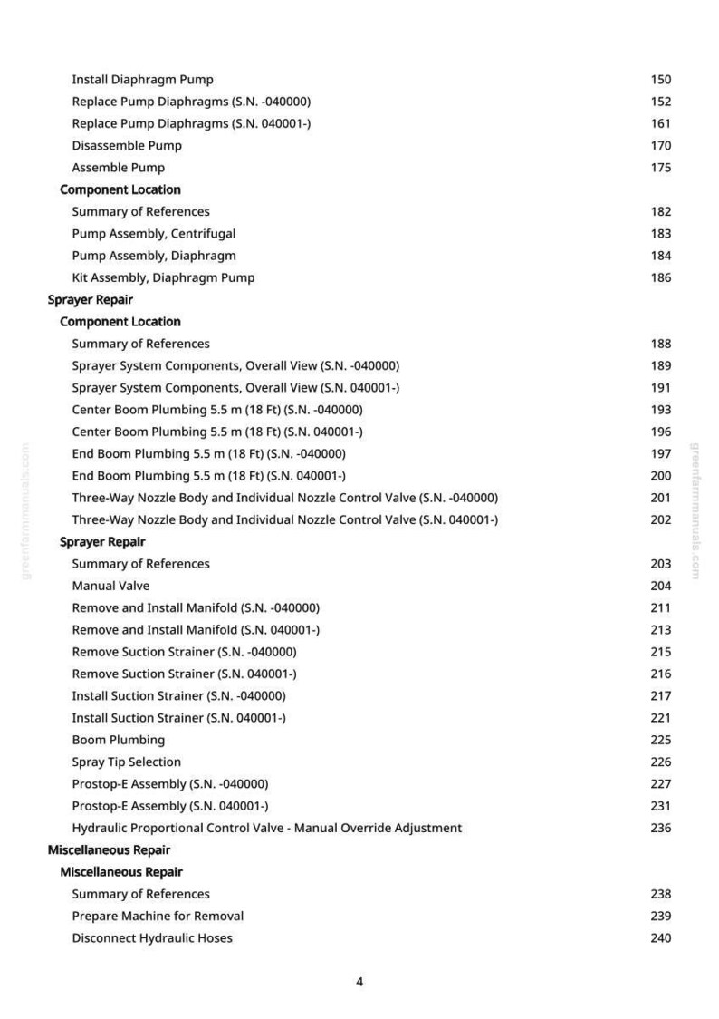 John Deere 2030A GPS, HD200 GPS-spruta, 2020A GPS, HD300 GPS-spruta Teknisk manual för spruta i PDF-format | Nedladdning direkt bild 5