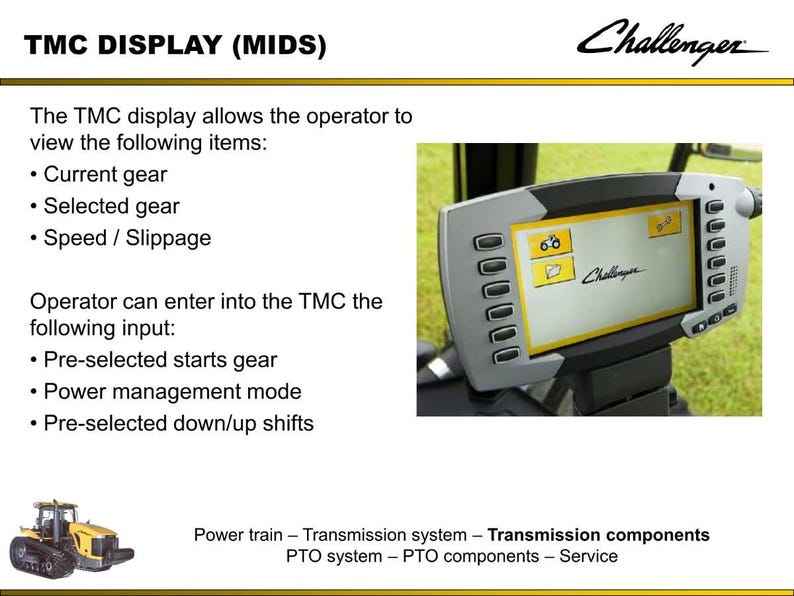 Challenger Transmission pto Tractor Service Training Manual PDF | Training Guide | Instant Download image 8