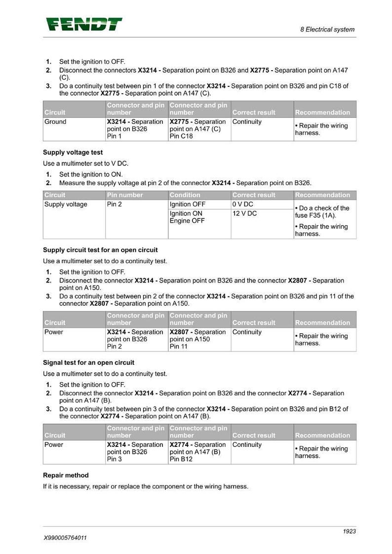 Fendt 700 Vario gen7 Traktor Werkstatt-Handbuch PDF | Service Reparatur | Sofort Download Bild 8