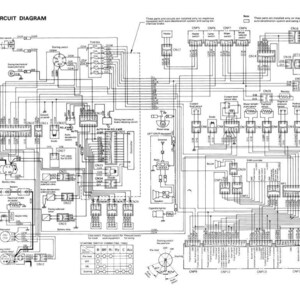 May include: An electrical circuit diagram with the title "ELECTRICAL CIRCUIT DIAGRAM" at the top. The diagram is a complex network of lines, symbols, and text, illustrating the internal workings of a system.