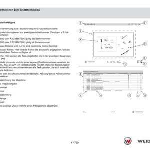 Weidemann 5080 T4f Wheel loader Parts Manual PDF | Illustrated Catalog | Instant Download image 4