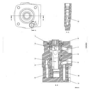 May include: Diagram of an Orbit-Roll Valve, labeled with its structure and function. The image includes top-down and cross-section views, with numbered components such as needle bearing, drive shaft, and rotor. Text includes "Structure and Function" and "Orbit-Roll Valve."