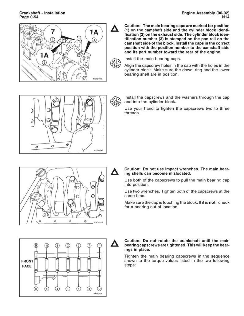 Cummins N14-seriens motorservicehandbok, reparationsverkstad, PDF-nedladdning bild 4