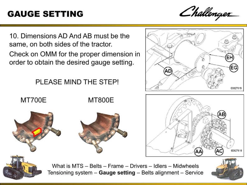 Challenger Mobil trac system Service Training Manual PDF | Training Guide | Instant Download image 9