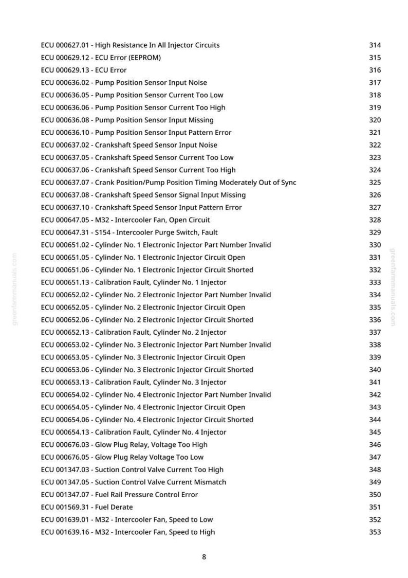 Manual de diagnóstico para tractores John Deere 5080R, 5090R, 5100R, 5080Rn, 5090Rn y 5100Rn (PDF/Descarga instantánea) imagen 9