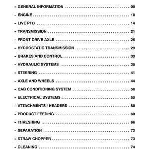 Instrukcja serwisowa kombajnu Massey Ferguson 7244 7245 7246 Activa w formacie PDF | Naprawa w warsztacie | Natychmiastowe pobranie zdjęcie 6