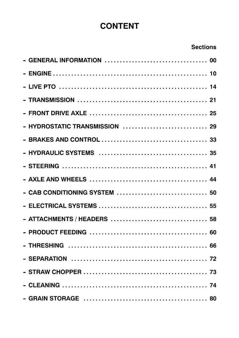 Instrukcja serwisowa kombajnu Massey Ferguson 7244 7245 7246 Activa w formacie PDF | Naprawa w warsztacie | Natychmiastowe pobranie zdjęcie 6