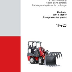 Weidemann 1140 Wheel loader Parts Manual PDF | Illustrated Catalog | Instant Download image 2