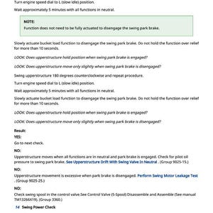 Testmanual för Hitachi Zaxis300lc-6N grävmaskiner i PDF-format | Direkt nedladdning bild 5