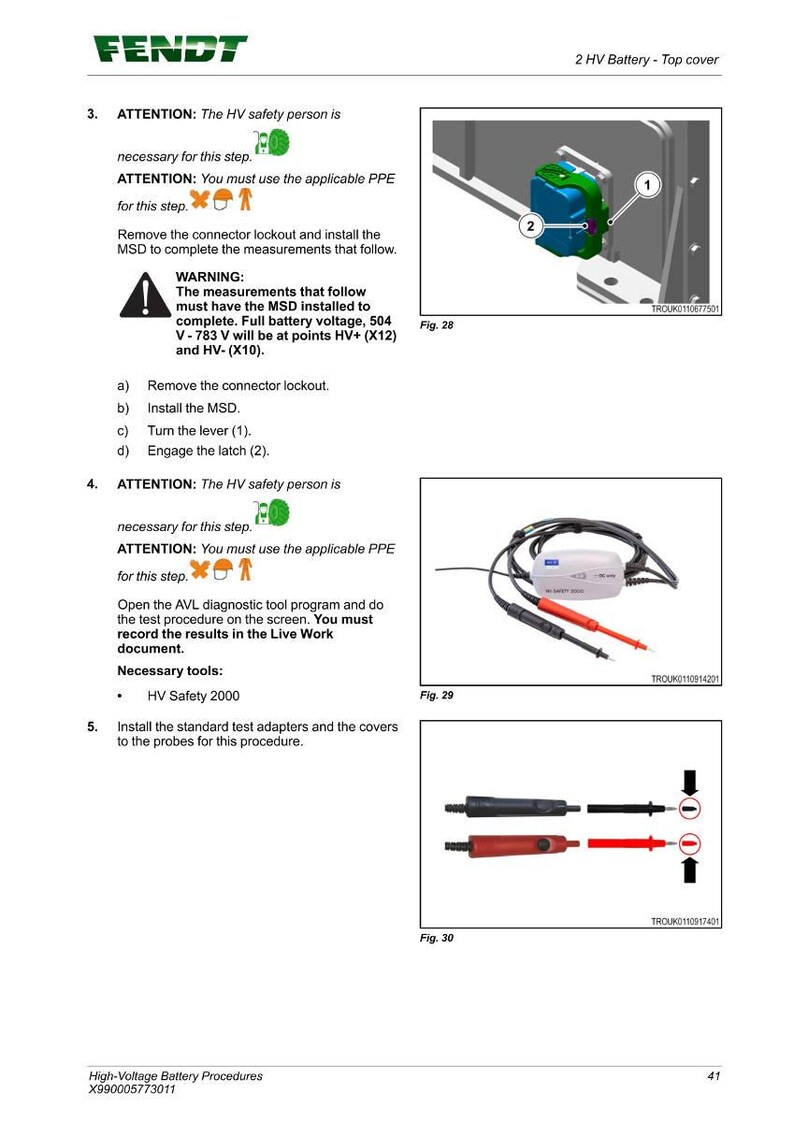 Fendt Hochspannungsverfahren Batterie Werkstatt-Handbuch PDF | Service Reparatur | Sofort Download Bild 4
