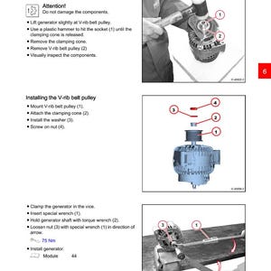 Manuale d'officina/riparazione del motore Deutz Ttcd 7.8 l6 in formato PDF / Download immediato immagine 9