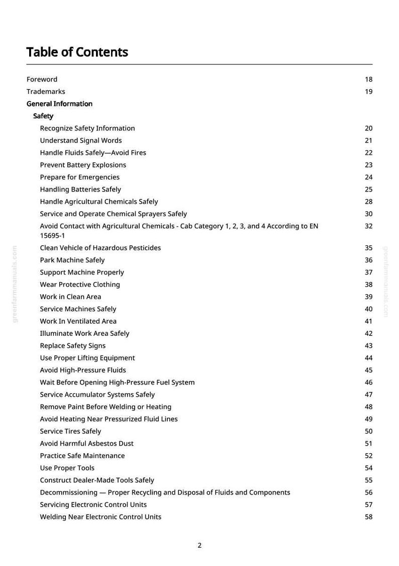 John Deere 410R, 412R, 612R, 616R Self-Propelled Sprayer Repair Manual Pdf | Service Workshop | Instant Download image 3
