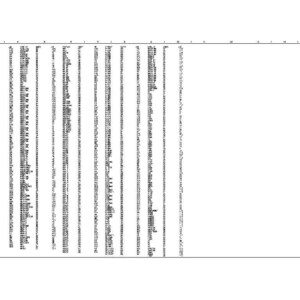 May include: A detailed technical drawing, predominantly black and white, featuring numerous lines, symbols, and text annotations. The drawing has a complex arrangement of elements across a rectangular format. A small title block is in the bottom right corner.