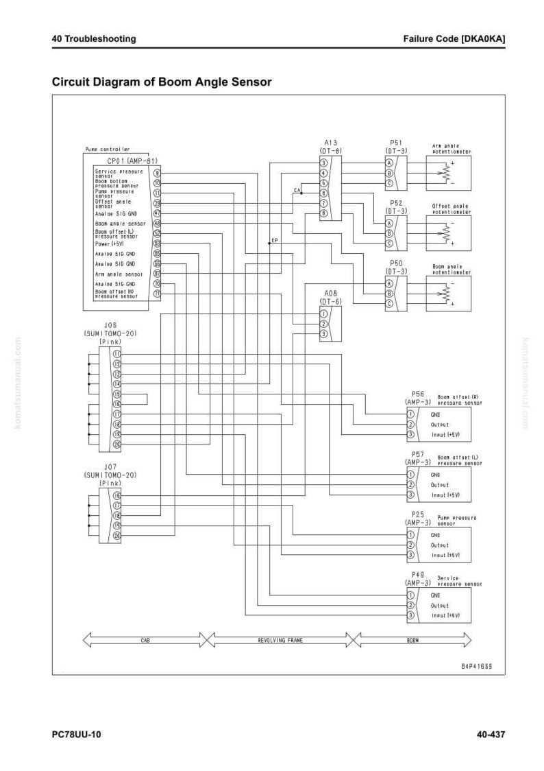 Komatsu PC78UU-10 hydraulisk grävmaskin servicemanual PDF bild 7