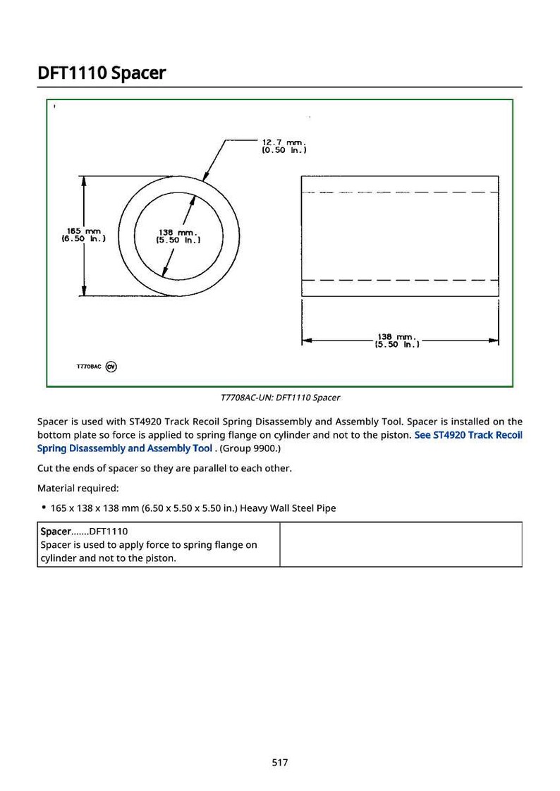 Puede incluir: Diagrama t&eacute;cnico de un espaciador DFT1110, un tubo de acero de pared gruesa, con dimensiones de 165 x 138 x 138 mm. El diagrama incluye una vista superior y una vista lateral, con medidas en mil&iacute;metros.