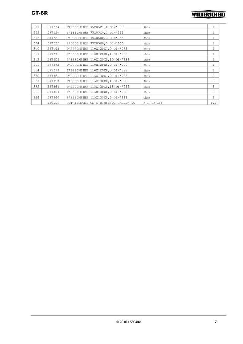 Manual de taller en PDF / Servicio y reparación / Descarga instantánea de la caja de engranajes del rodillo superior Walterscheid GT-SR OWG 560480 imagen 4