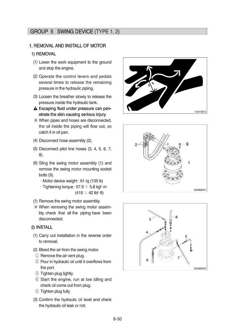 HYUNDAI HX220L Crawler Excavator Service Manual | PDF | Instant Download image 5