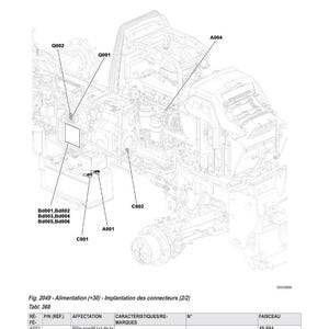 May include: An engineering diagram with the title "SCH&Eacute;MAS &Eacute;LECTRIQUES" at the top. The diagram shows a detailed technical illustration of a machine's internal components, with labels and annotations. The diagram includes a table with technical specifications.