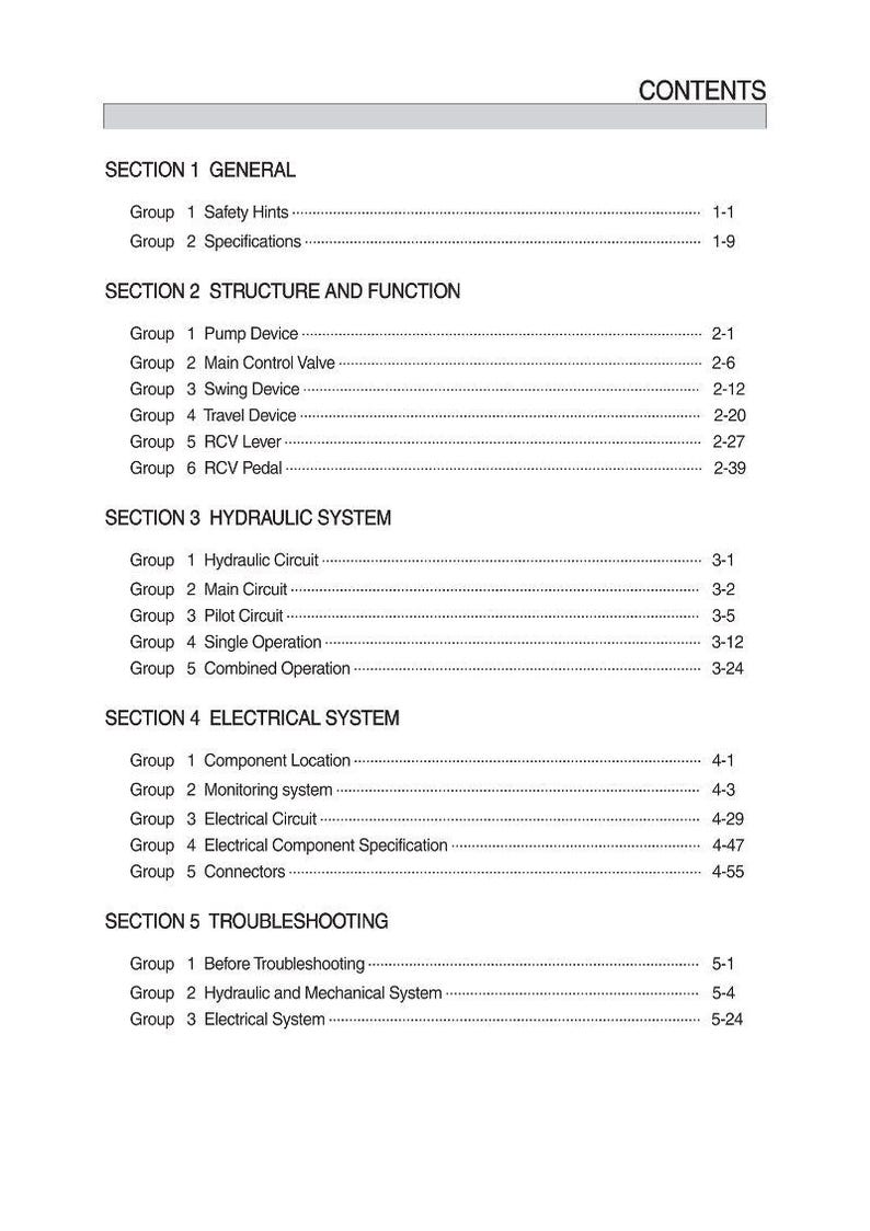 HYUNDAI HX35AZ Crawler Excavator Service Manual | PDF | Instant Download image 1