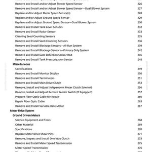 K&ouml;nnte beinhalten: Eine detaillierte Liste von Verfahren zur Reparatur von elektrischen Steckverbindern, einschlie&szlig;lich der Installation und Einstellung von Sensoren sowie der Wartung des Messantriebssystems. Der Text ist in Abschnitte mit Seitenzahlen gegliedert.