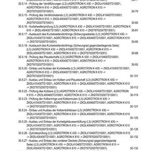 Manual de taller en PDF para tractores Deutz-Fahr Agrotron k410 k420 k430 k610 / Servicio y reparación / Descarga instantánea imagen 7
