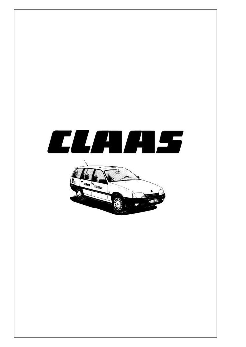 Claas Dominator mega 202 203 204 208 218 Combine Repair Manual PDF | Service Workshop | Instant Download image 11