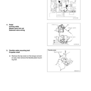 Pu&ograve; includere: Diagramma tecnico dei componenti del convertitore di coppia e della trasmissione. Include tubazioni del radiatore, componenti del pedale e bullone di montaggio del cavo flessibile. Le etichette di testo identificano le parti.