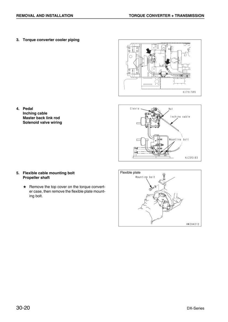 Pu&ograve; includere: Diagramma tecnico dei componenti del convertitore di coppia e della trasmissione. Include tubazioni del radiatore, componenti del pedale e bullone di montaggio del cavo flessibile. Le etichette di testo identificano le parti.