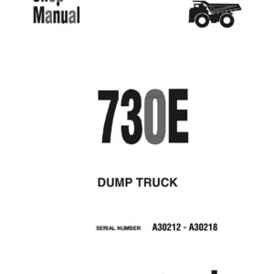 Komatsu 730E dumper servicemanual PDF | Verkstadsreparation | Direktnedladdning bild 3