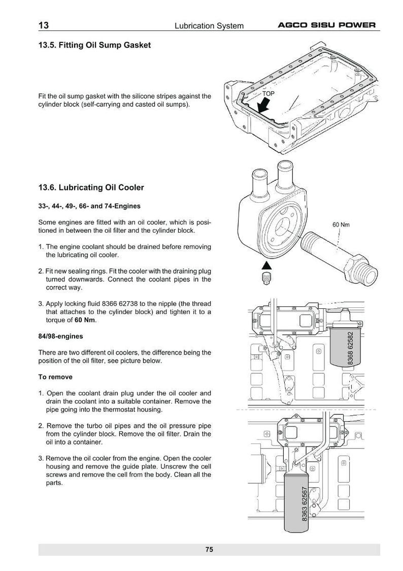 Agco sisu Citius series Engine Workshop Manual PDF | Service Repair | Instant Download image 8