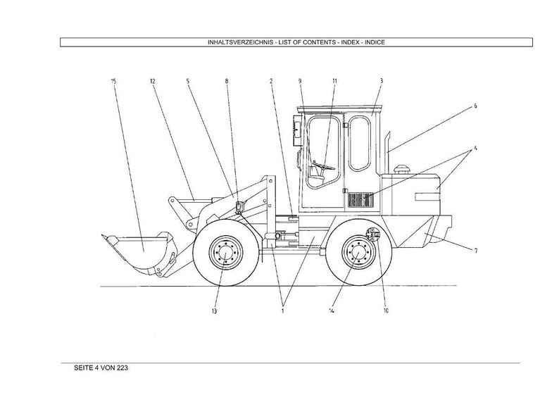 Weidemann 4002 Dp Wheel loader Parts Manual PDF | Illustrated Catalog | Instant Download image 6