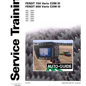 Fendt 700 800 Vario com3 Tractor Testing Instructions PDF | Service Guide | Instant Download image 2
