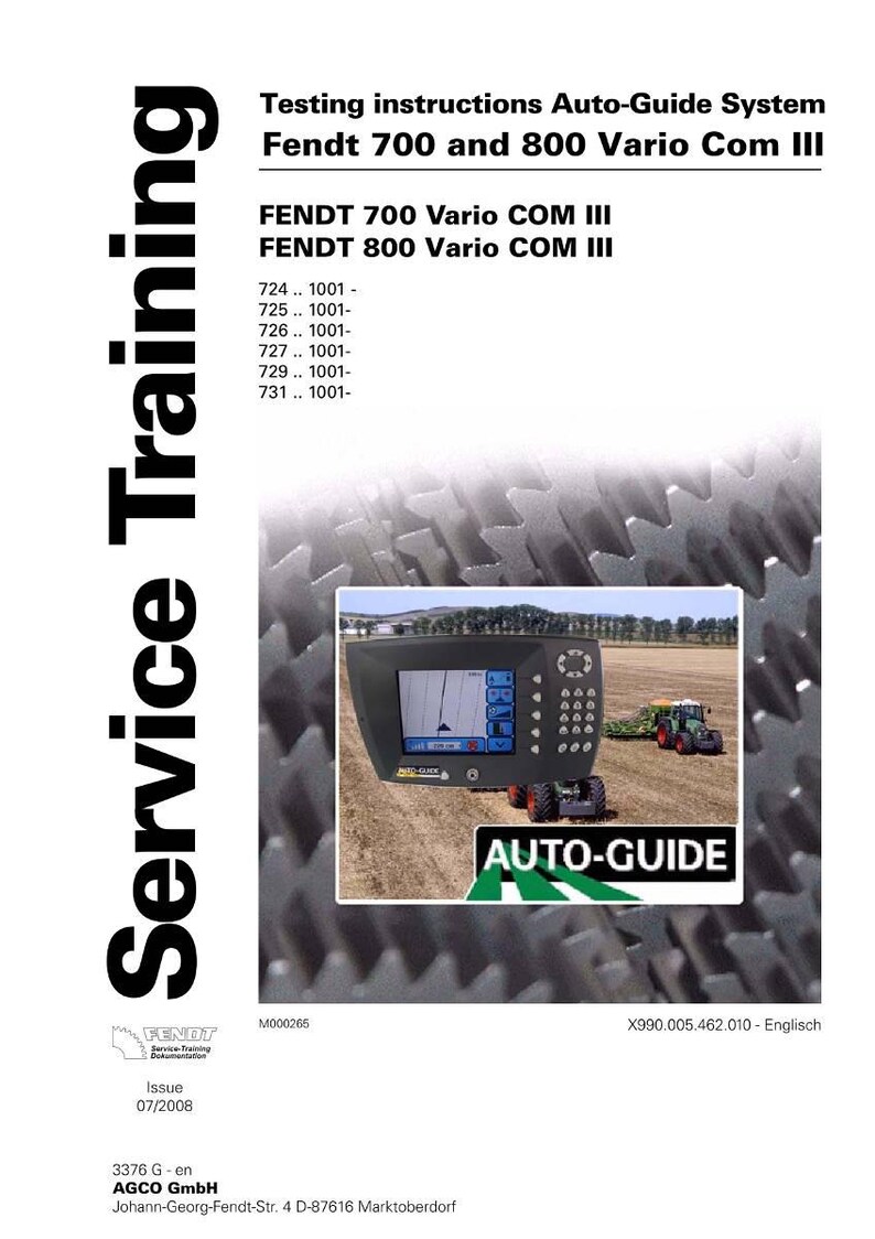 Fendt 700 800 Vario com3 Tractor Testing Instructions PDF | Service Guide | Instant Download image 2