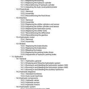 Massey ferguson 7380 7382 Centora auto level Combine Service Manual PDF | Workshop Repair | Instant Download image 9