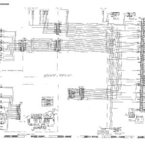 May include: A detailed electrical circuit diagram with numerous lines, symbols, and text labels. The diagram is in black and white, with the title "ELECTRICAL CIRCUIT DIAGRAM" at the top. The diagram is complex and technical.