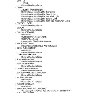 Manual de servicio en PDF / Reparación en taller / Descarga instantánea para la nueva cabina Massey Ferguson TH 7035B 7035XB, nivel 3A, manipulador telescópico. imagen 9