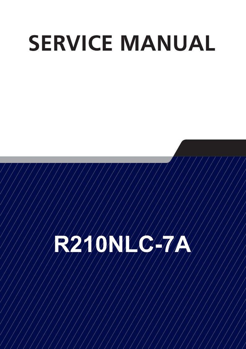 Onderhoudshandleiding HYUNDAI R210NLC-7A rupsgraafmachine | PDF | Direct downloaden afbeelding 1