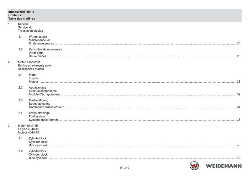 Weidemann 1250Cc35 Radlader Teile-Handbuch PDF | Illustrierter Katalog | Sofort Download Bild 9