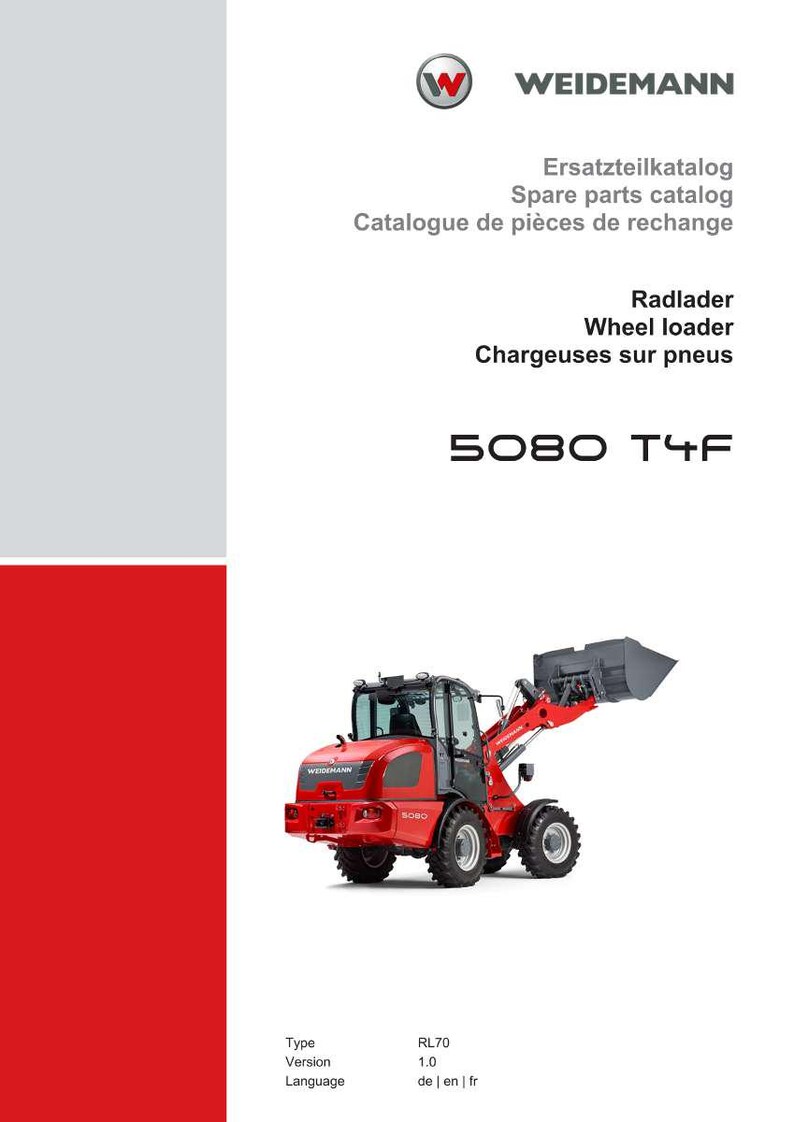 Manual de piezas de la cargadora de ruedas Weidemann 5080 T4f en formato PDF / Catálogo ilustrado / Descarga instantánea imagen 2