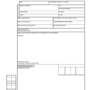 May include: A white document titled "PROPOSAL FOR MANUAL OR CSS REVISION" with multiple fillable fields. The document includes sections for company information, manual description, and a problem section. The document is from DataKom Publishing Corporation.