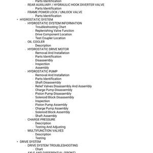 Manual de servicio en PDF / Reparación en taller / Descarga instantánea para la nueva cabina Massey Ferguson TH 8043 8043X, nivel 3A, manipulador telescópico. imagen 6