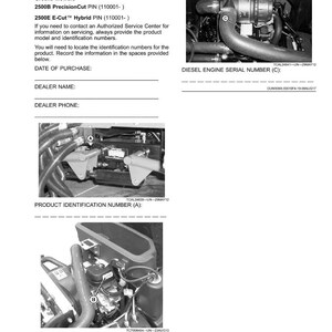 John Deere 2500B, 2500E Mower Operator Manual PDF | Owners Guide | Instant Download image 3