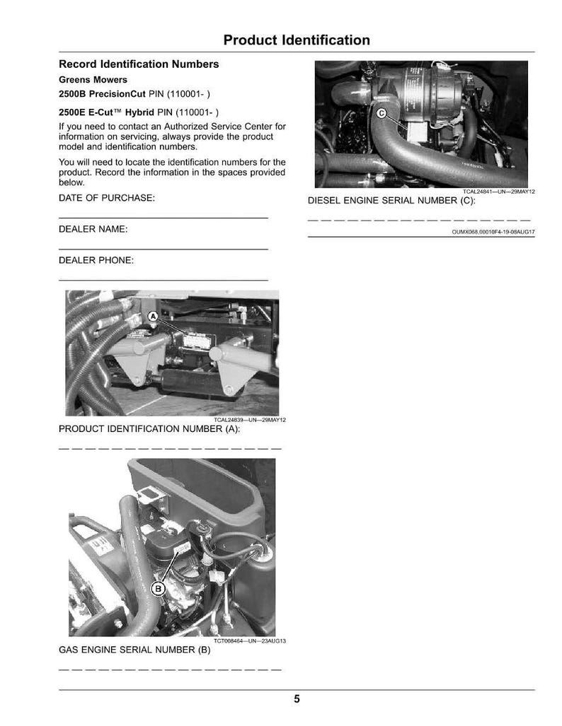 John Deere 2500B, 2500E Mower Operator Manual PDF | Owners Guide | Instant Download image 3
