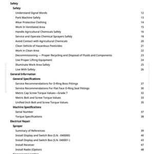 John Deere 2030A GPS, HD200 GPS-spruta, 2020A GPS, HD300 GPS-spruta Teknisk manual för spruta i PDF-format | Nedladdning direkt bild 3
