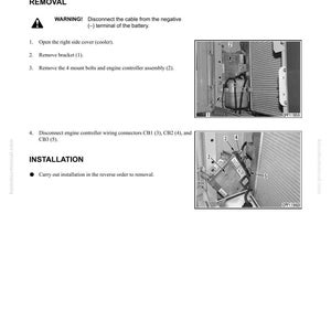 Komatsu PC400lc-7L Grävmaskin Servicemanual PDF | Verkstadsreparation | Direktnedladdning bild 10