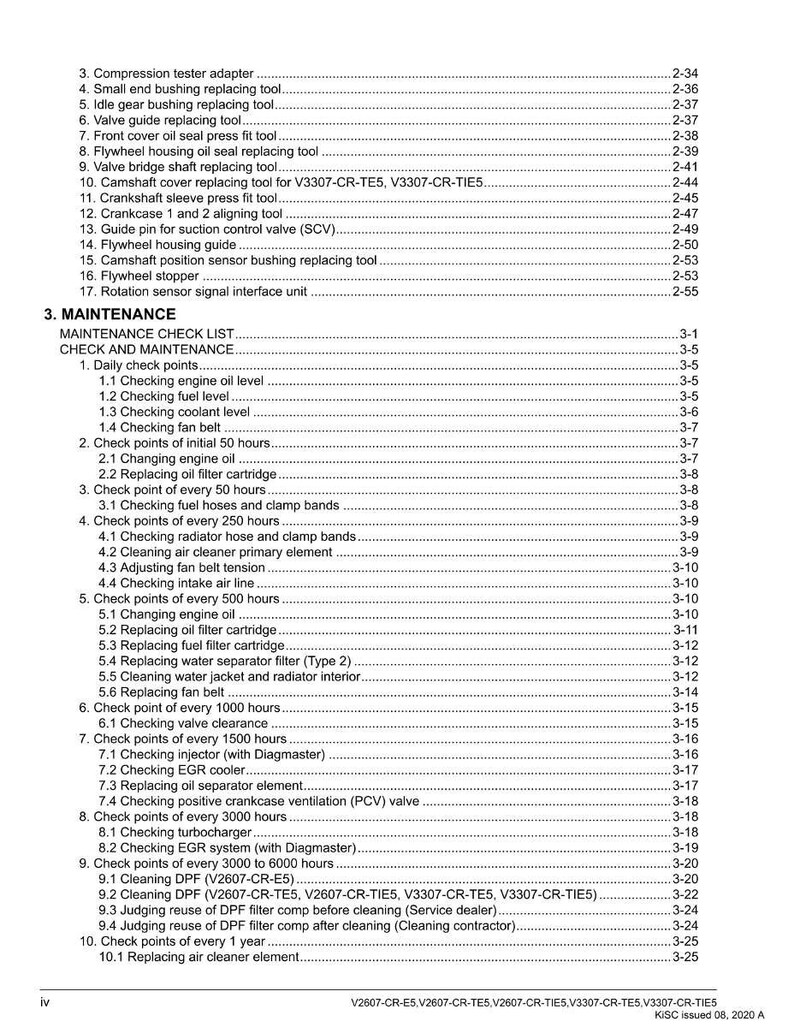 Kubota V2607 cr v3307 cr Engine Workshop Manual PDF | Service Repair | Instant Download image 6