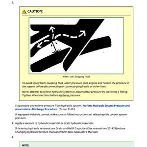 Manuale di riparazione per caricatore John Deere 344J in formato PDF / Manuale di officina / Download immediato immagine 9