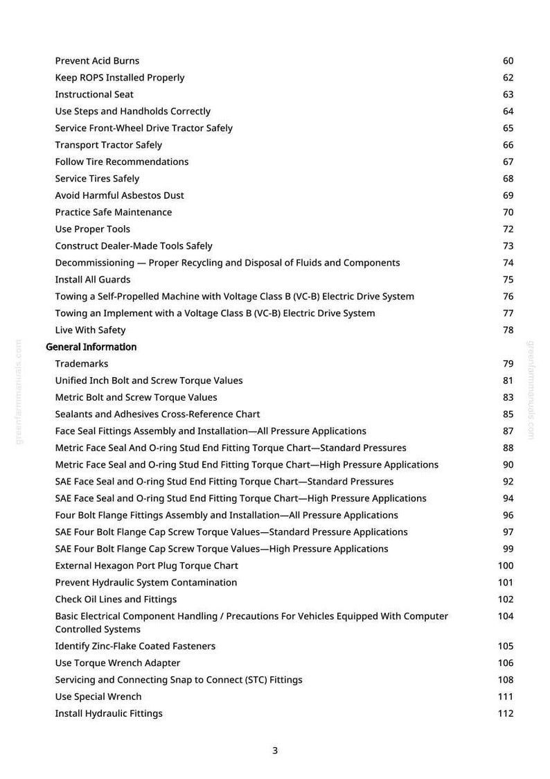 Manual de reparación de tractores John Deere 9Rx 710, 9Rx 770, 9Rx 830 en formato PDF / Guía de taller / Descarga instantánea imagen 2