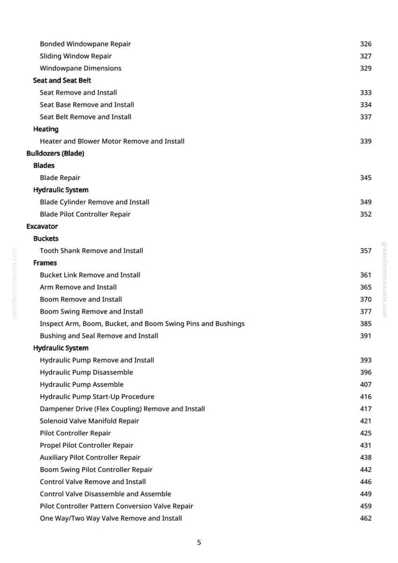 John Deere 27Czts, 35Czts grävmaskin reparationsmanual PDF | Serviceverkstad | Direkt nedladdning bild 7